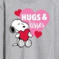thumbnail image 3 of Peanuts - Snoopy Hugs And Kisses - Men's Long Sleeve T-Shirt, 3 of 6