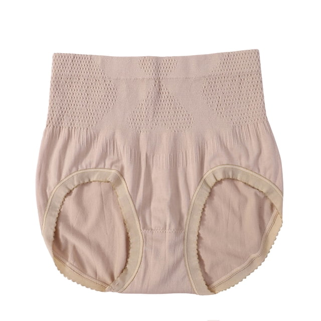 Timegard Womens Panties High Waist Stretch Full-Coverage Breathable Comfy Solid Color No Show Underwear
