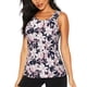 thumbnail image 1 of Balery Lilies Flowers Camiseta sin mangas estampada ligera para mujer, tops de entrenamiento sin mangas, camisetas de yoga transpirables de secado rápido.-Small, 1 of 7