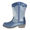 thumbnail image 3 of Botas vaqueras Cowgirl Disney Frozen Elsa Anna Blue Girl, 3 of 6