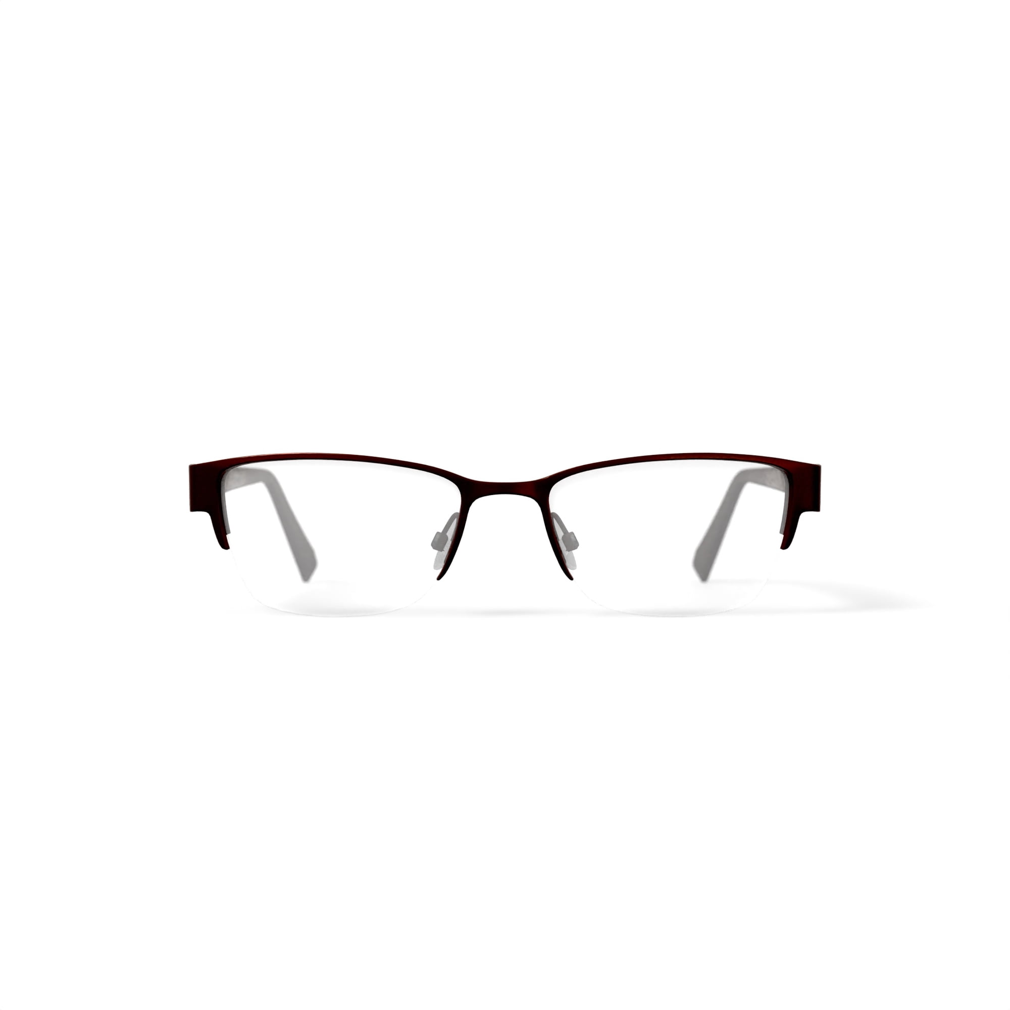 EasyClip Women’s EC326 Square Prescription Eyeglasses with Case, Red