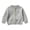 Grey, variant on Unisex Cardigan Sweaters Girls Boys Button Up Sweater Outerwear Long Sleeve Casual Basic Preppy Knit Coat 1-12 Years