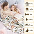 thumbnail image 2 of Book Lovers Gifts Blanket - Reading Blanket for Kids Boys Girls - 40x50 Inches Cute Lap Size Reading Throw Blanket for Library - Soft Fuzzy Comforter for Couch Sofa Bed, 2 of 6