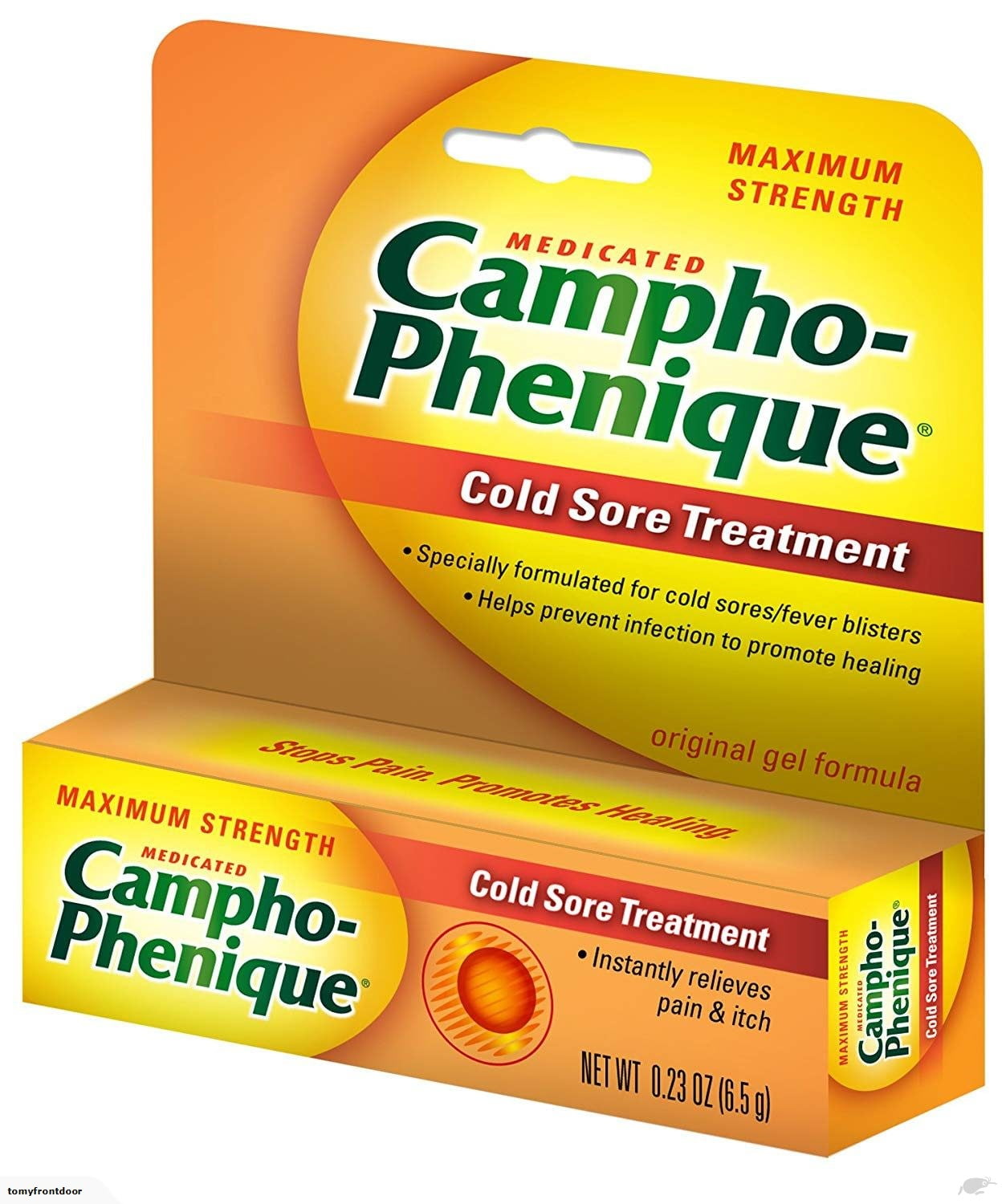 6 Pack CamphoPhenique Maximum Strength Cold Sore Treatment Gel 0.23
