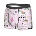 thumbnail image 2 of Junzan No Drama Llama Mens Underwear Boxer Briefs For Men’s - Medium, 2 of 9