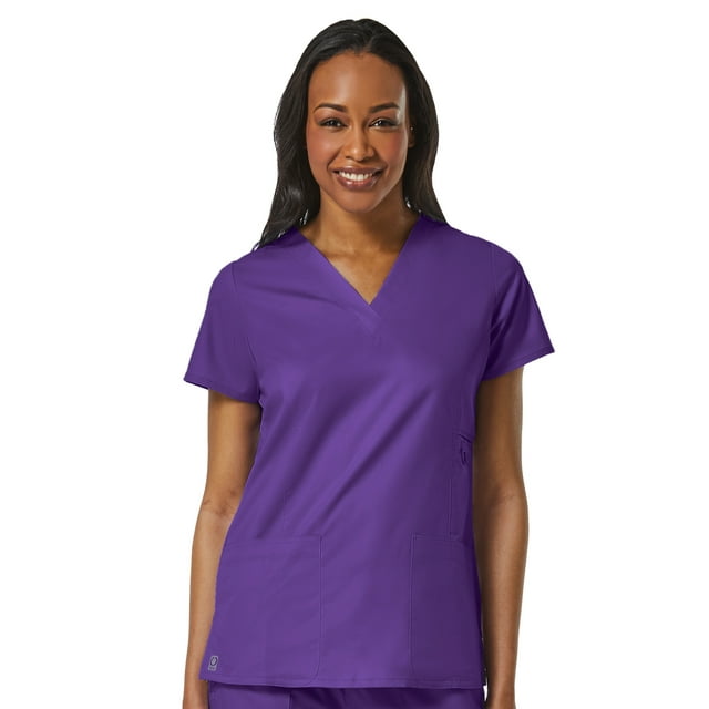 Eon Women's Coolmax® V-Neck Solid Scrub Top