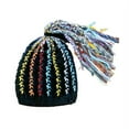 thumbnail image 3 of Cheers.US Winter Hat Ethnic Style Non-allergenic Knitting Wool Hand-Braided Women Wig Hat for Party Costume Accessory, 3 of 6