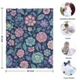 thumbnail image 4 of Pioneer Flower Blanket,Comfortable Soft Flannel Throw Blanket,All Season,Warm Lightweight Blankets for Sofa Bed Couch Living Room Chair,30"x40"(80x100cm), 4 of 4