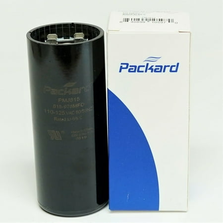 

Packard 815-125 Packard PMJ815 Motor Start Capacitor. 815-978 MFD UF / 110-125 VAC