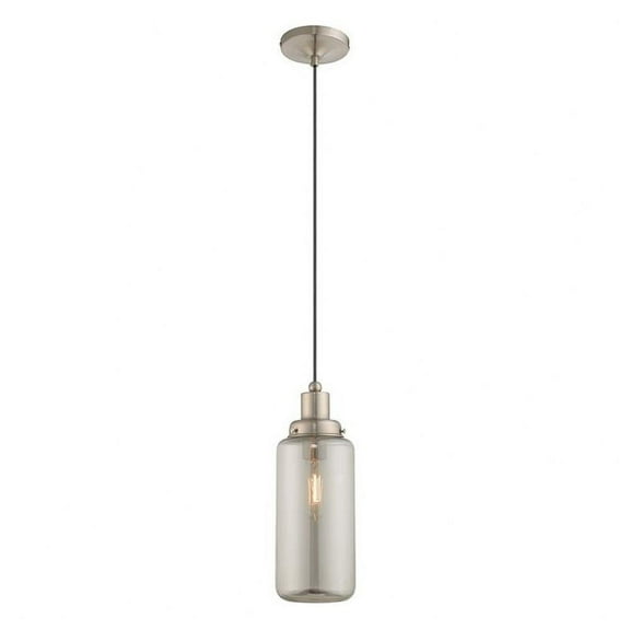 1 Light Mini Pendant in Coastal Style 5 inches Wide By 15.5 inches High Bailey Street Home 218-Bel-2944578