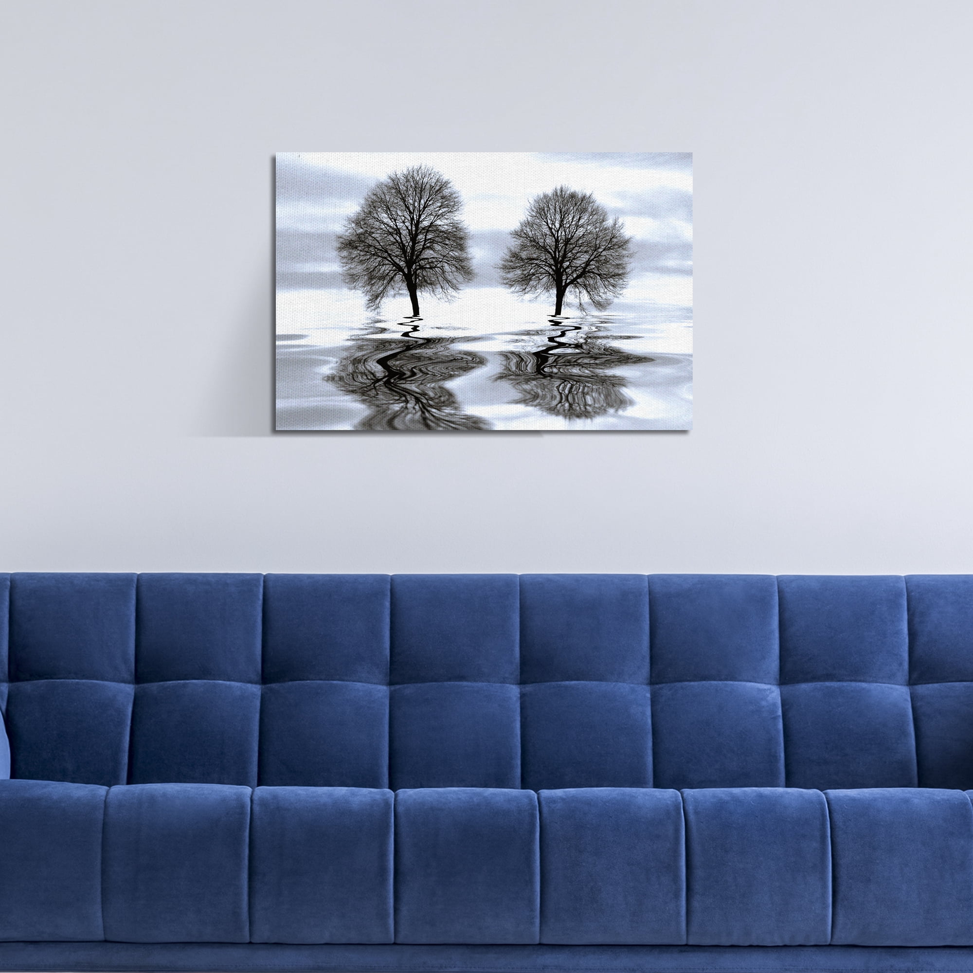 Masterpiece Art Gallery Imagine Tree Reflection by Ilona Wellmann Canvas Photo Art Print 22" x 28"