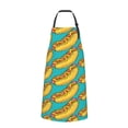 thumbnail image 2 of Lsque Hot Dogs 8 Waterproof Apron Chef Aprons for Men Heavy Duty Chemical Work Apron Extra Long Grilling Aprons with Adjustable Bib Apron, 2 of 9