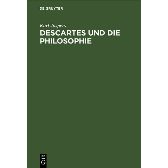 Descartes Und Die Philosophie, (Hardcover)