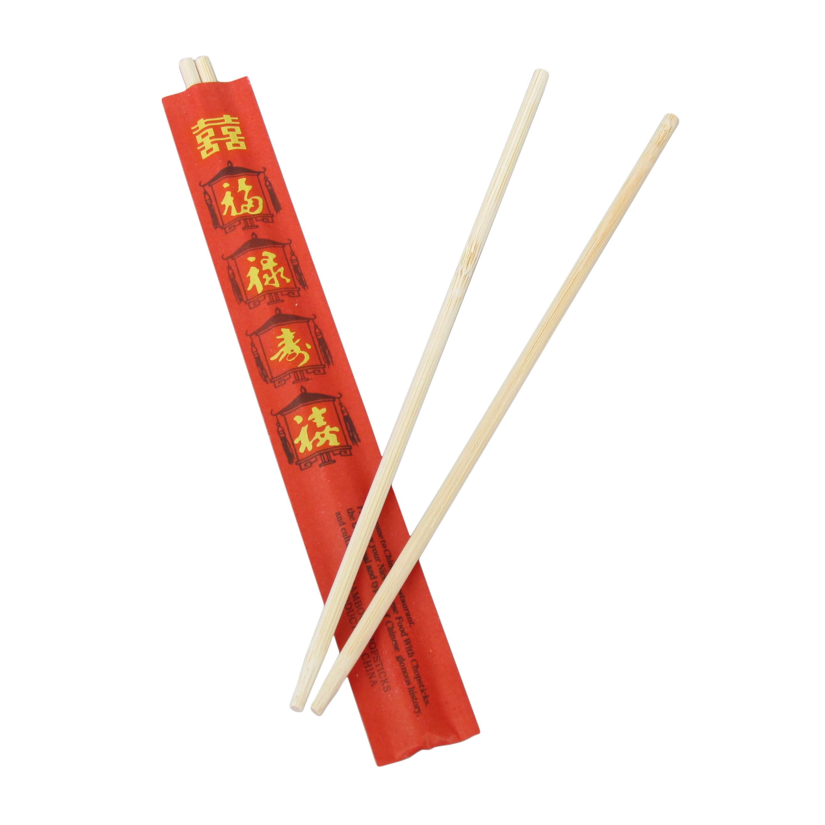 9" Bamboo Chopsticks, Pack of 100