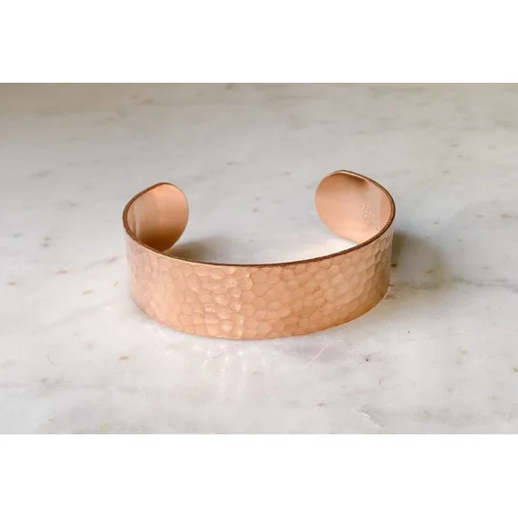 Pure Solid Copper Cuff Bracelet For Women and Men Arthritis Copper Bangle