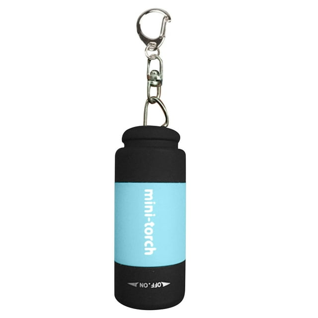 Kyusrd Offres d'Été pour Patio Extérieur! Mini Lampe de Poche Porte-Clés Rechargeable, Petite Lampe de Poche LED Colorée pour Enfants/adultes Randonnée Camping, Lampe de Poche pour Enfants pour Sac à Dos