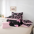 thumbnail image 6 of Castle Fairy Dreamy Bowknot Bedding Comforter Set,Cute Cherry Love Heart King Bedding Sets, 6 of 8
