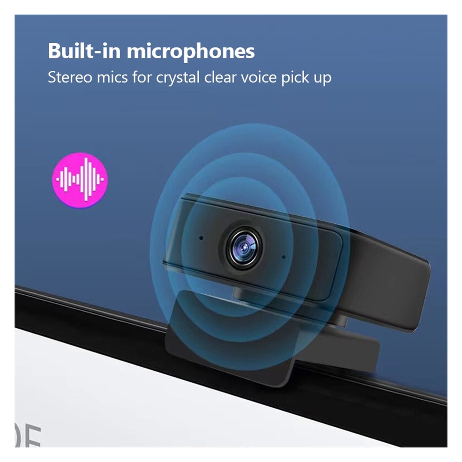 Auto Tracking Webcam 1080P Full HD Web Camera With Microphone USB Web Cam For PC Computer Laptop Online Conference Mini Camera ,HD Video