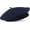 Dark Navy, variant on Minzimin Wool Beret Hat - Classic Stretchable - One Size Fits Most - Solid Color - Stylish Chic