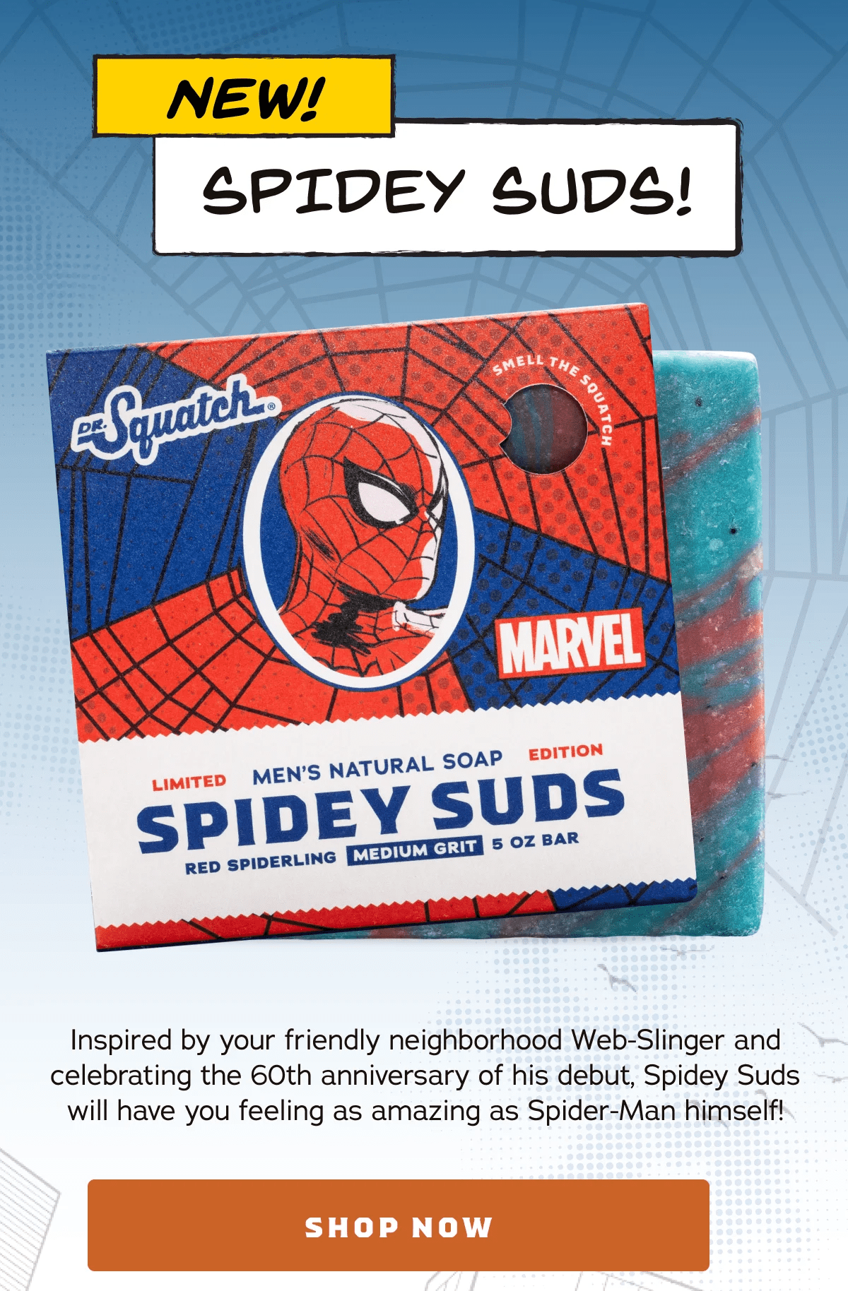 Dr. Squatch's NEW Spidey Suds Review 