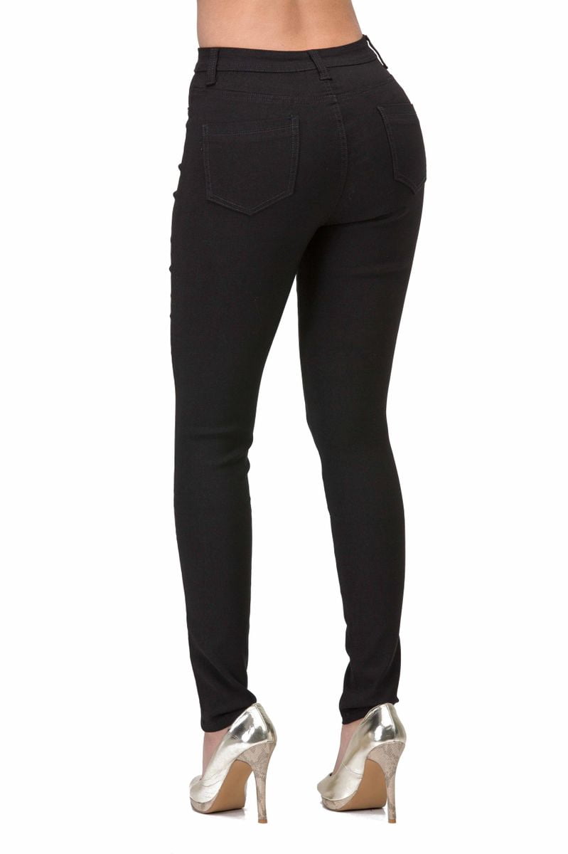 Black Stretch Pants (2XL) - Walmart.com