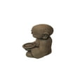 thumbnail image 3 of SITTING LUCKY JAPANESE JIZO WITH BOWL, 3 of 4