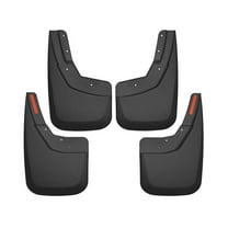Husky Liners 14-17 Chevy Silverado 1500 / 15-16 Silverado 2500 HD Front and Rear Mud Guards - Black