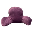 thumbnail image 2 of Kezqiaxn Large Reading Pillow Clearance! Tv Relaxs Sitting Pillows - Back Rests Pads With Arms for Adults Teens Kids - for Back, Pregnancy Lumbar, Head Neck Coccyx Support Plush Cushion Purple, 2 of 5