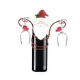 thumbnail image 6 of Vacemry Under $5 Santa Claus Wine Holder, Metal Bottle and Glass Shelf with Removable Arms, Christmas Themed Barware for Holiday Parties, Festive Drinkware Display Stand, 6 of 8