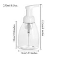 thumbnail image 4 of 2 Pcs Foaming Soap Dispenser Bottles - Perfect for Liquid Soap & Castile Foaming Hand Soap on Kitchen and Bathroom Sinks - Easy Press Pump for Adults & Kids, 4 of 9
