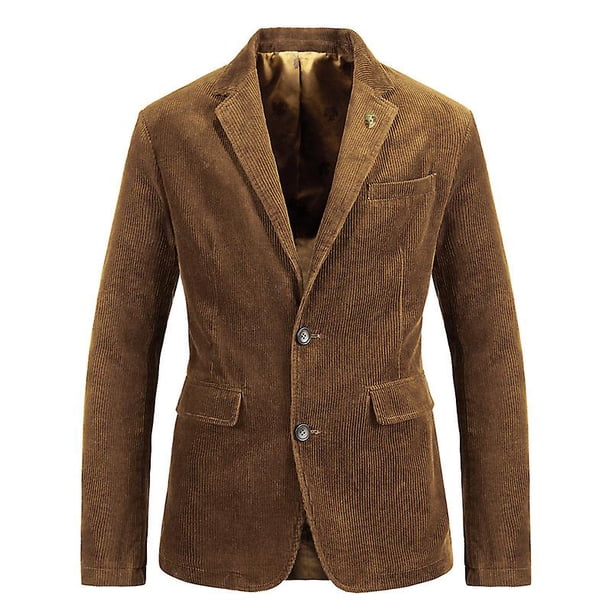 Chaqueta deportiva para hombre, estilo vintage, informal, para el trabajo, de pana