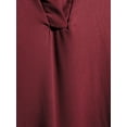 thumbnail image 3 of Ella Samani Women's Plus Size Bell Sleeve V-Neck Dress, 3 of 6