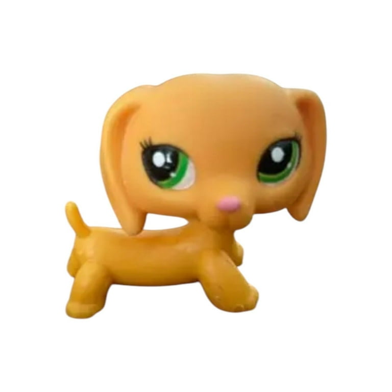 Authentic Littlest Pet Shop LPS Rare all yellow Dachshund 2597 New