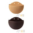 thumbnail image 1 of 2 macetas modernas montadas en la pared con autorriego, soporte para florero colgante café kusrkot Jardinera colgante, 1 of 8