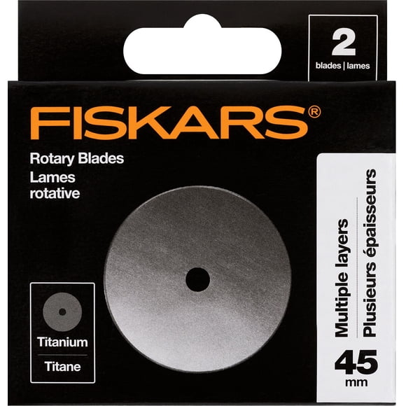 Fiskars Pales Rotatives en Titane 45 mm 2/paquet-