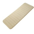 thumbnail image 1 of Gkeoshab Tapis de Bain en Mousse à Mémoire de Forme Antidérapant Rayé Noir Maison & Jardin, 1 of 7