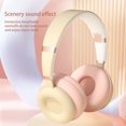 thumbnail image 4 of ZToonmas Over Ear Bluetooth Headphones with Tf Macaron Color 5.2 Wireless Bluetooth Headset Foldable Plug-In Card for Calls, Audio Cable for Children Adult Gifts, 4 of 4