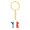 Gold A, variant on Fashionable Paris Keychain Portable Designs Ideal For Gifts And Personalize Accessories