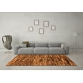 thumbnail image 3 of Ahgly Company Indoor Rectangle Abstract Orange Modern Area Rugs, 5' x 7', 3 of 4