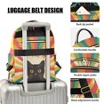 thumbnail image 3 of FORMRS Mini Backpack Purse for Women Travel Daypack Casual Shoulder Bag, Colorful Black Cat, 3 of 7