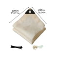 thumbnail image 3 of Outdor White Shade Cloth Breathable Sunshade Net For Garden Patio Kennels And Chicken Coops Reinforced Edges With 6 Strand Stitching, 3 of 6