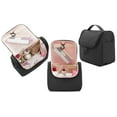 thumbnail image 2 of Cosmetic Makeup Organizer and Toiletry Travel Bag- Gift for Holiday and all year round, Black, 2 of 4