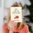 thumbnail image 5 of KUNPENG Mother Day Gifts, Birthday Card for Mom, Funny "I Love You From My Head To-Ma-Toes" Pun Mothers Day Card, Cute Tomato Illustration Greeting Card for Mommy, Cream, 5 of 5