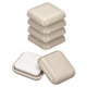 thumbnail image 1 of Deslizadores de muebles Uxcell de plástico autoadhesivos, almohadillas deslizantes cuadradas para sillas en alfombras, gris 0.98" 16 piezas, 1 of 6