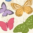 thumbnail image 2 of Grey, Jace 26x26 Gold Ornate Wood Framed with Double Matting Museum Art Print Titled - Colorful Butterflies 2, 2 of 4
