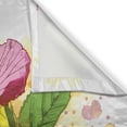 thumbnail image 3 of Ambesonne Floral Kitchen Curtains, Vibrant Hibiscus Flower, 55"x39", Earth Yellow Fuchsia, 3 of 3