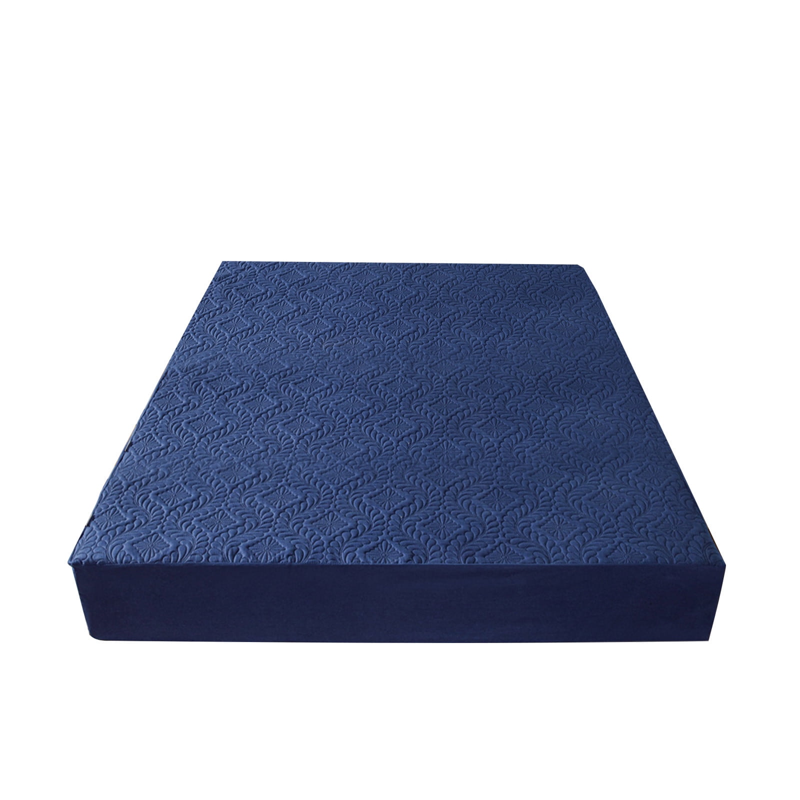 Waterproof Mattress Protector Laminated Bed Cover 6.6Ft x 6.6Ft, Watertight Breathable Hypoallergenic Easy Clean Mattress Encasement, Bedroom Home Bedding Guest Room Hotel Bed Hat Mattress Cover