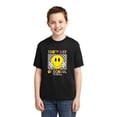 thumbnail image 2 of Wild Bobby 100th Day of School Retro Cute Smiley Face, 100 Days of School 2024 2025 Design for Kids Youth Boys Girls School Unisex Boys Girls Graphic Youth T-Shirt, 2 of 6