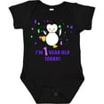 thumbnail image 3 of Inktastic I'm 1 Year Old Today-first Birthday Baby Penguin Boys or Girls Baby Bodysuit, 3 of 5