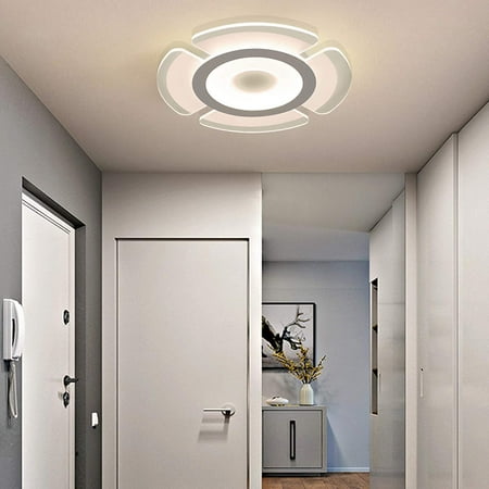

OUKANING 20cm Round Acrylic Ceiling Light for Balcony Corridor Aisle